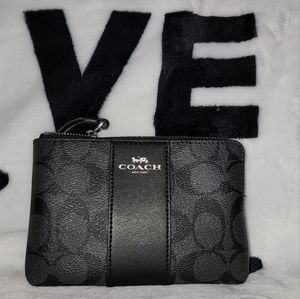 Coach leather Wristlet